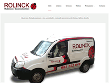Tablet Screenshot of mudanzasrolinck.com